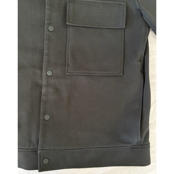 COS Army Green Shacket Women's Size Small Snap Closure Long Sleeve Pockets EUC - Picture 10 of 16